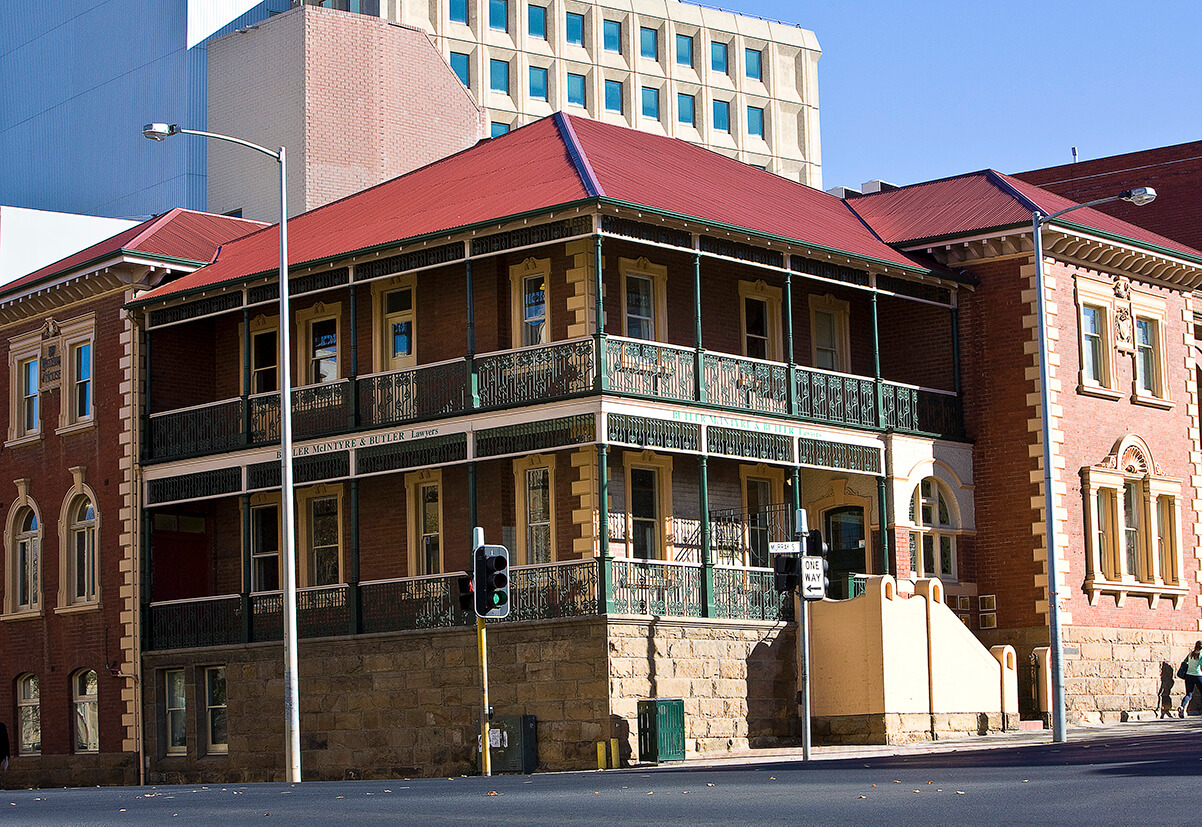Butler McIntyre & Butler offices at 20 Murray Street, Hobart